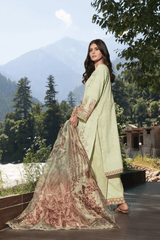 KHAS MIRHA SUMMER LAWN UNSTITCHED 3PC SUIT KCNE-2118