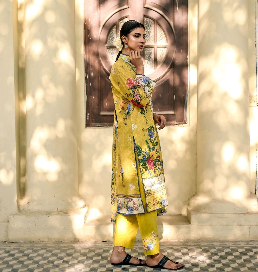 GulAhmed Luxe Petals Embroidered Lawn Suit