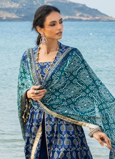 GulAhmed Chunri Printed Lawn 3 Piece Suit