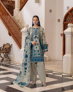 GulAhmed Bloom Whisper Printed Lawn Suit