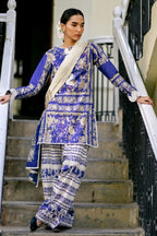 GulAhmed Printed Elegance Embroidered Lawn Suit