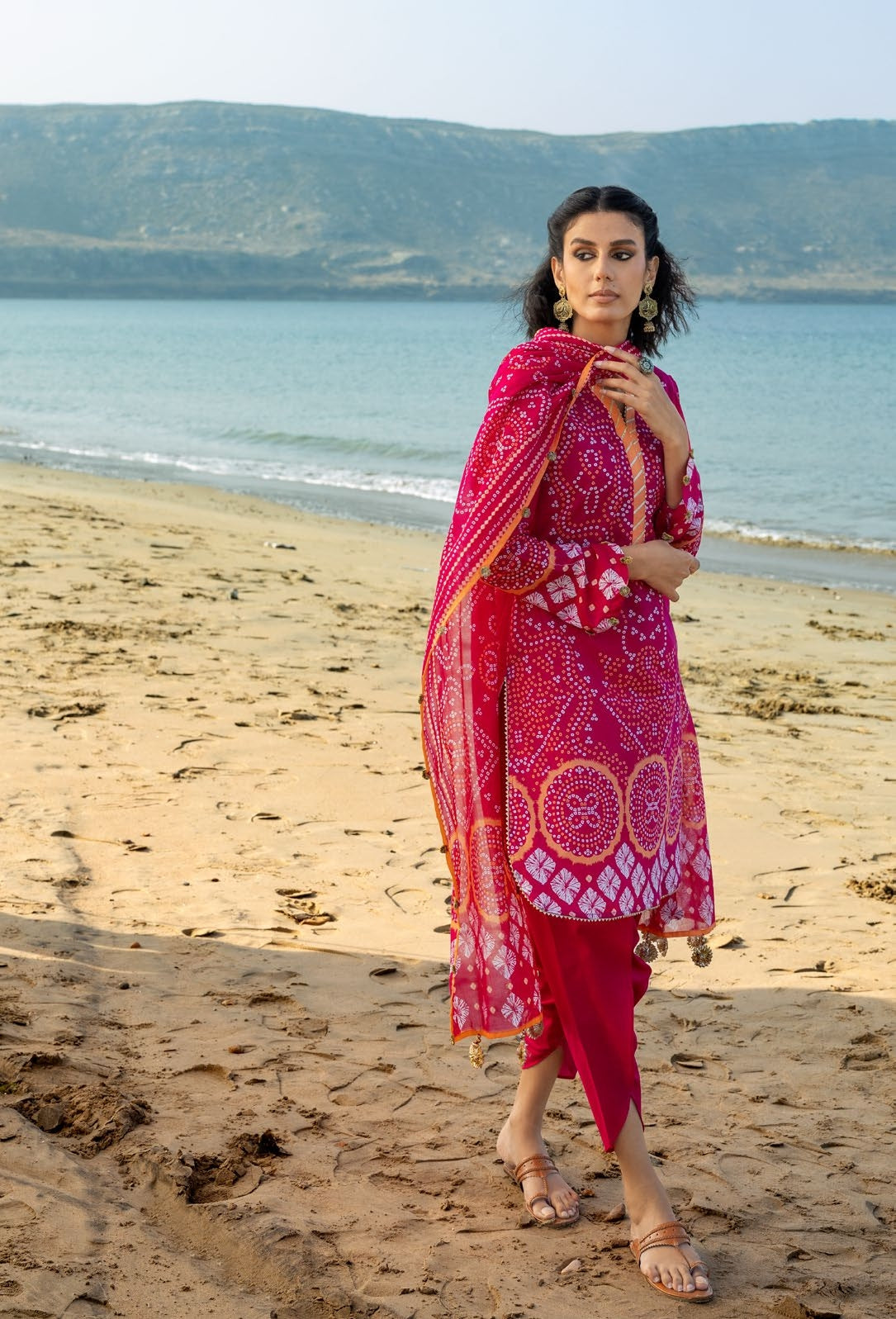GulAhmed Chunri Printed Lawn 3 Piece Suit