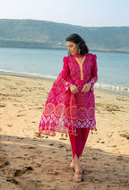 GulAhmed Chunri Printed Lawn 3 Piece Suit