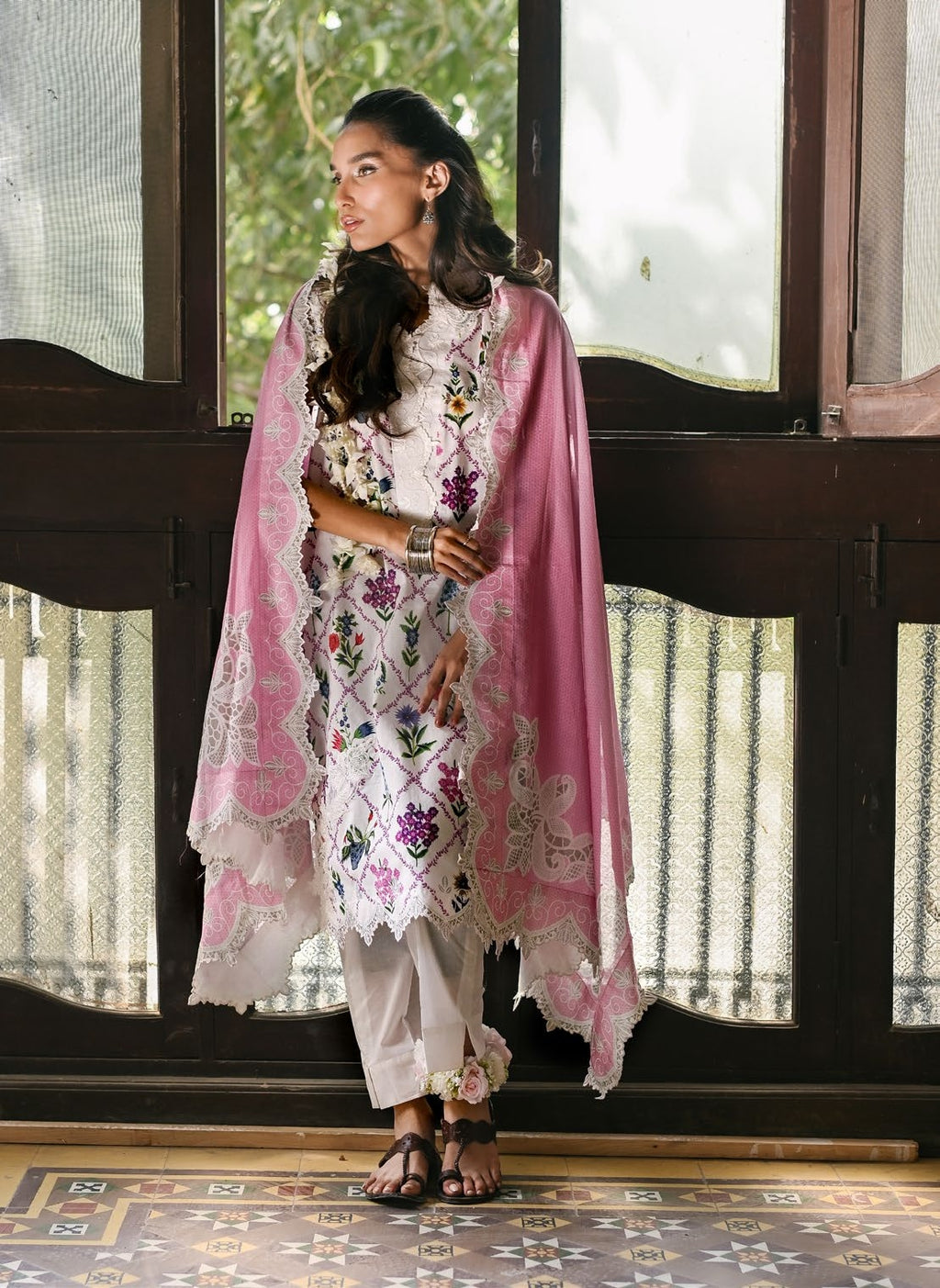 GulAhmed Pastel Charm Embroidered Lawn Suit