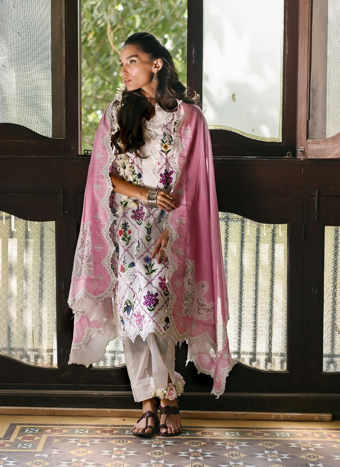 GulAhmed Pastel Charm Embroidered Lawn Suit