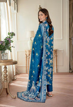 Raha Premium Printkari by Rajbari Vol 02 - Design 03 - Unstitched 3 Piece