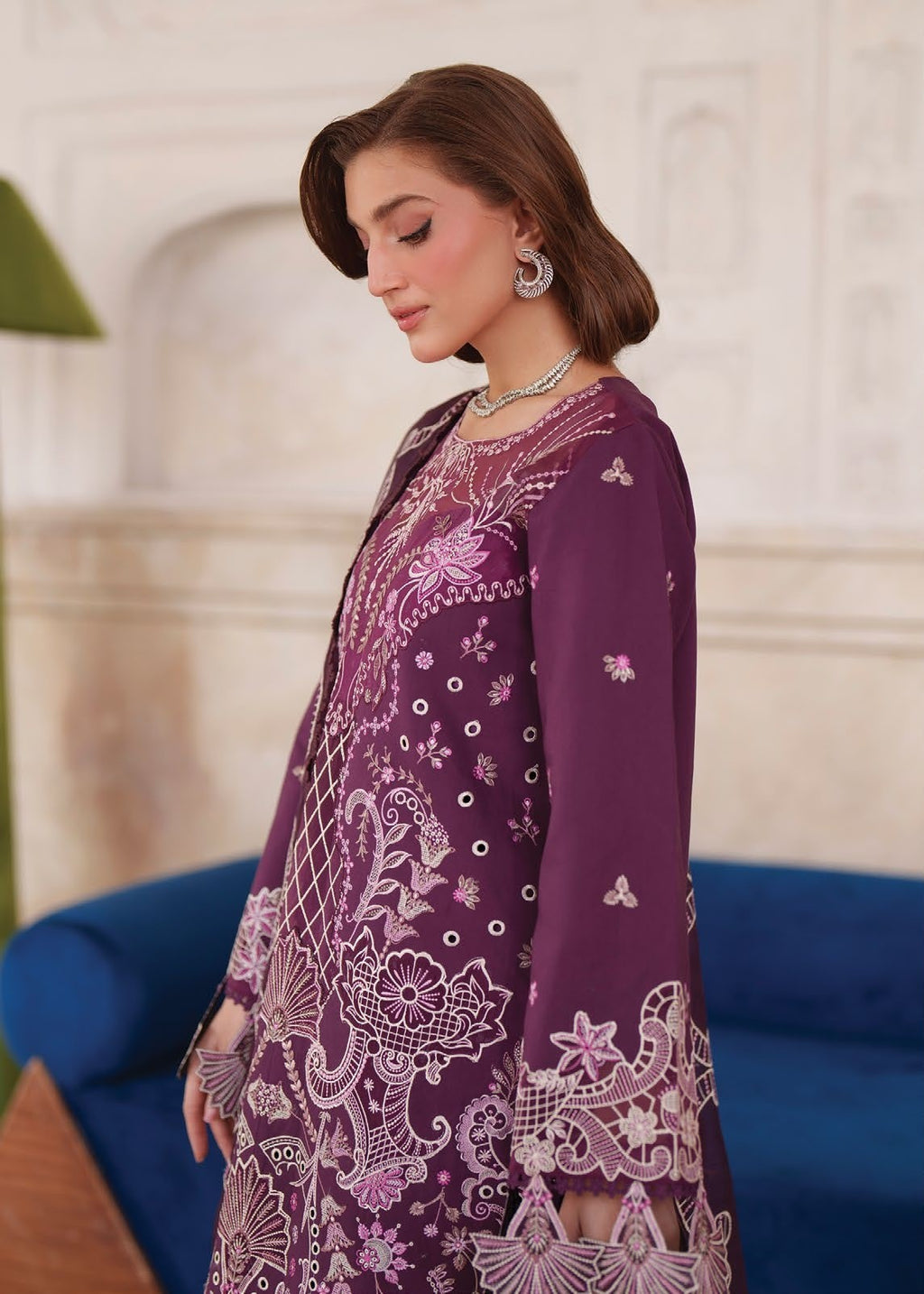 Nilofer Luxury Lawn 26 3 Piece Suit