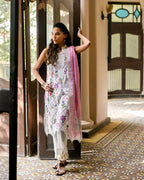GulAhmed Pastel Charm Embroidered Lawn Suit