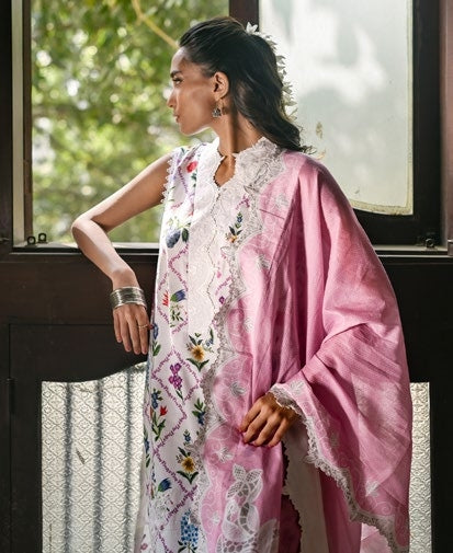 GulAhmed Pastel Charm Embroidered Lawn Suit