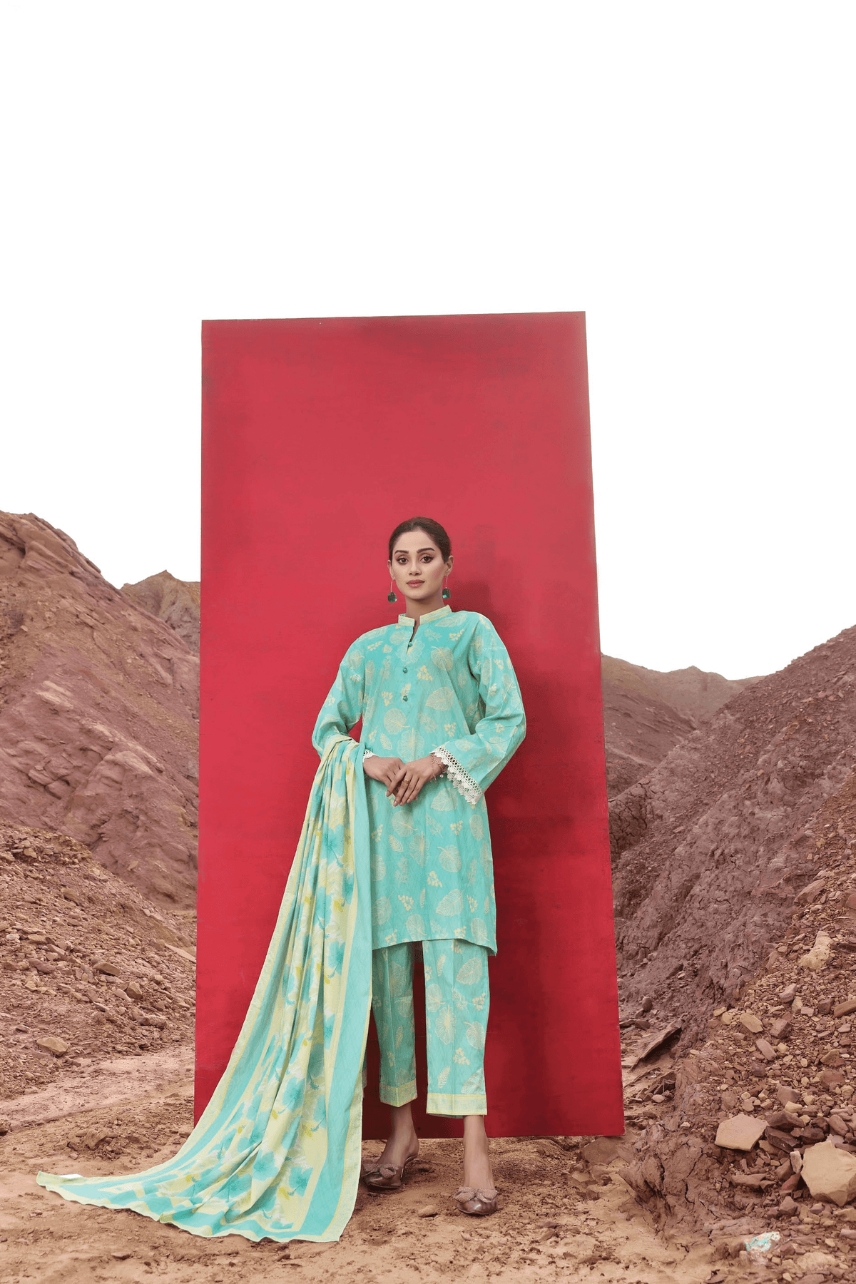 KHAS MIRHA SUMMER LAWN UNSTITCHED 3PC SUIT KLA-2389