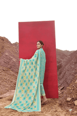 KHAS MIRHA SUMMER LAWN UNSTITCHED 3PC SUIT KLA-2389