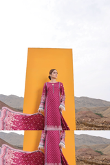 KHAS MIRHA SUMMER LAWN UNSTITCHED 3PC SUIT KLA-2393