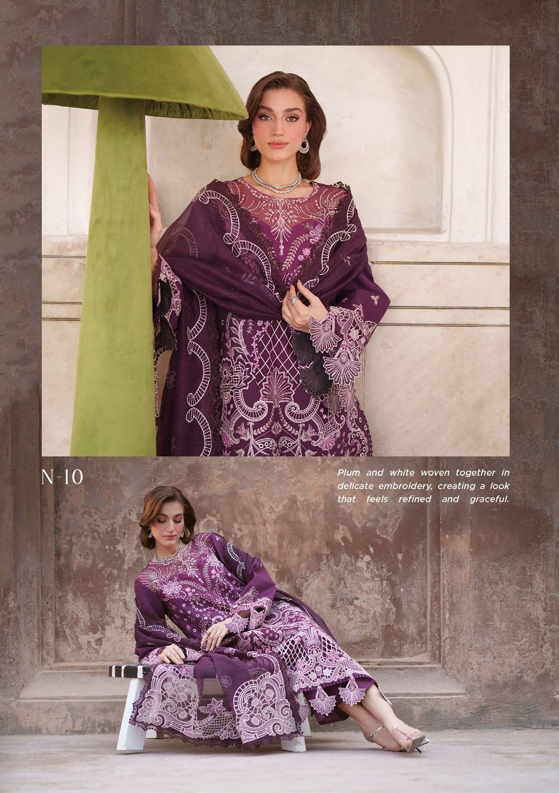 Nilofer Luxury Lawn 26 3 Piece Suit