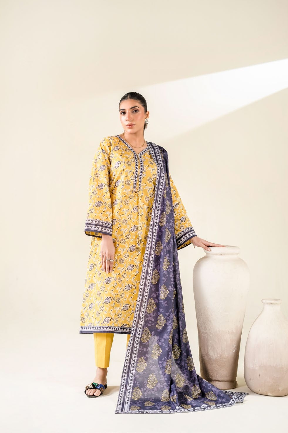 3-piece printed │Noor-e-Subah KHAS Lawn Suit