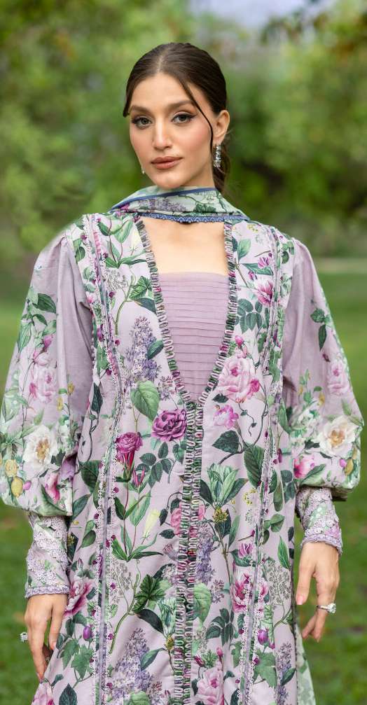 Elaf Bridgerton Elvira Printed Lawn 3 Piece Suit