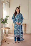 Raha Premium Printkari by Rajbari Vol 02 - Design 03 - Unstitched 3 Piece
