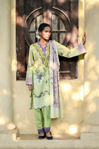 GulAhmed Quiet Bloom Embroidered Lawn Suit