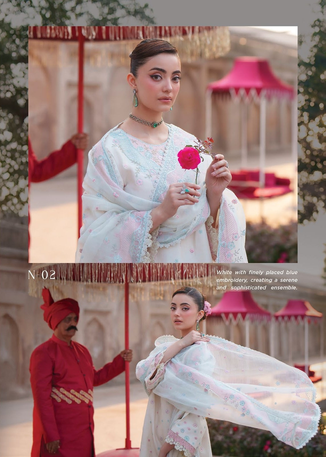 Nilofer Luxury Lawn 26 3 Piece Suit