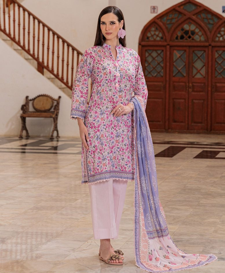 GulAhmed Silent Meadow Printed Lawn Suit