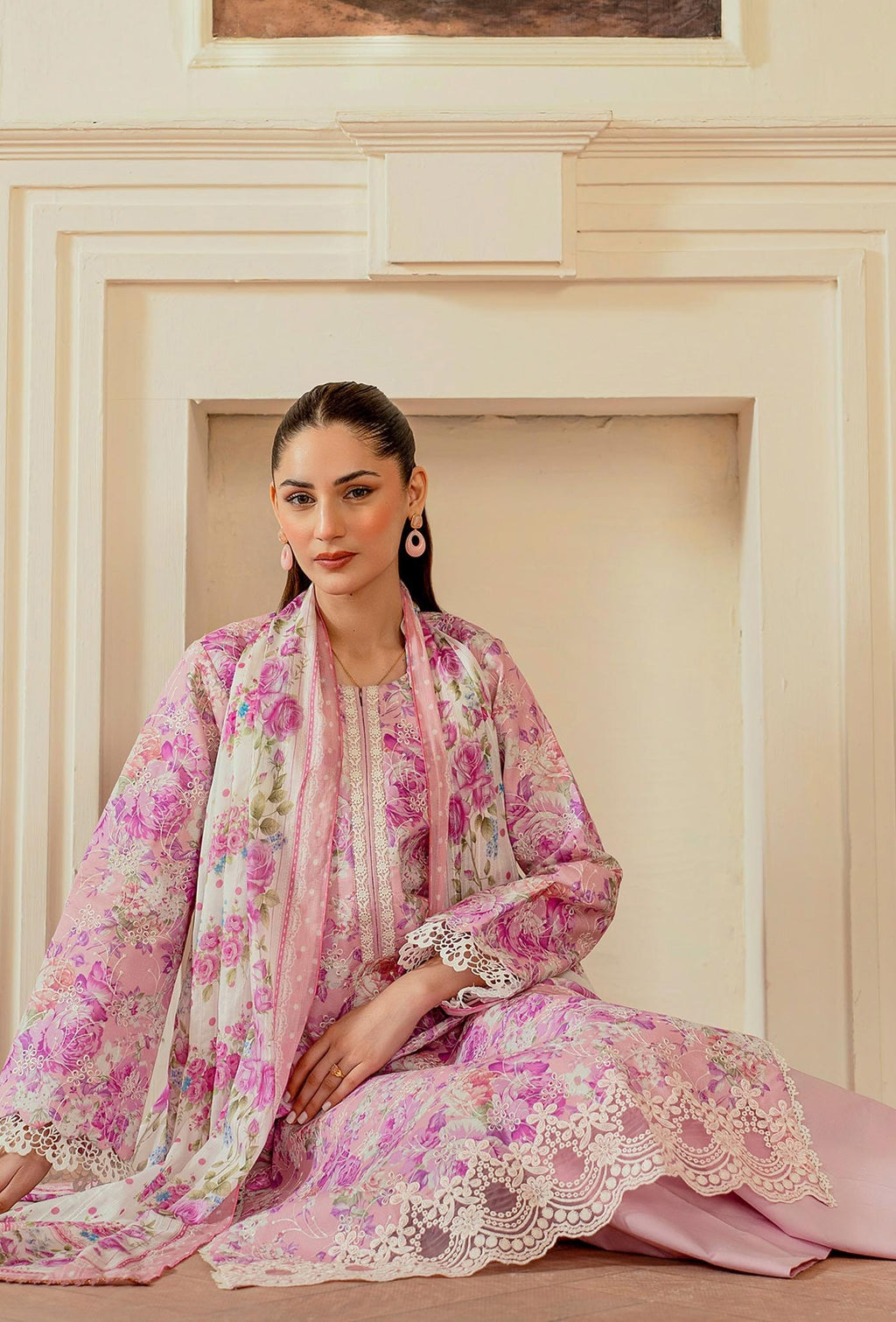 Raha Premium Printkari by Rajbari Vol 02 - Design 02 - Unstitched 3 Piece