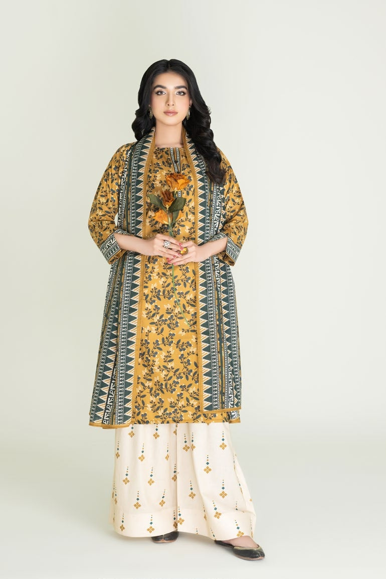 KHAS Amaira PRINTED LAWN SUIT 3 PIECE Stitched