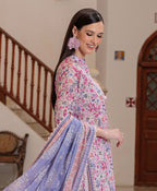 GulAhmed Silent Meadow Printed Lawn Suit