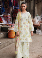 RajBari Nissa Floral Symphony Embroidered Lawn Unstitched 3Pc Suit