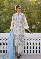 GulAhmed Blossom Thread Embroidered Lawn Suit