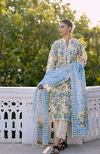 GulAhmed Blossom Thread Embroidered Lawn Suit