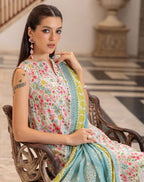 GulAhmed Pure Ease Printed Lawn Suit