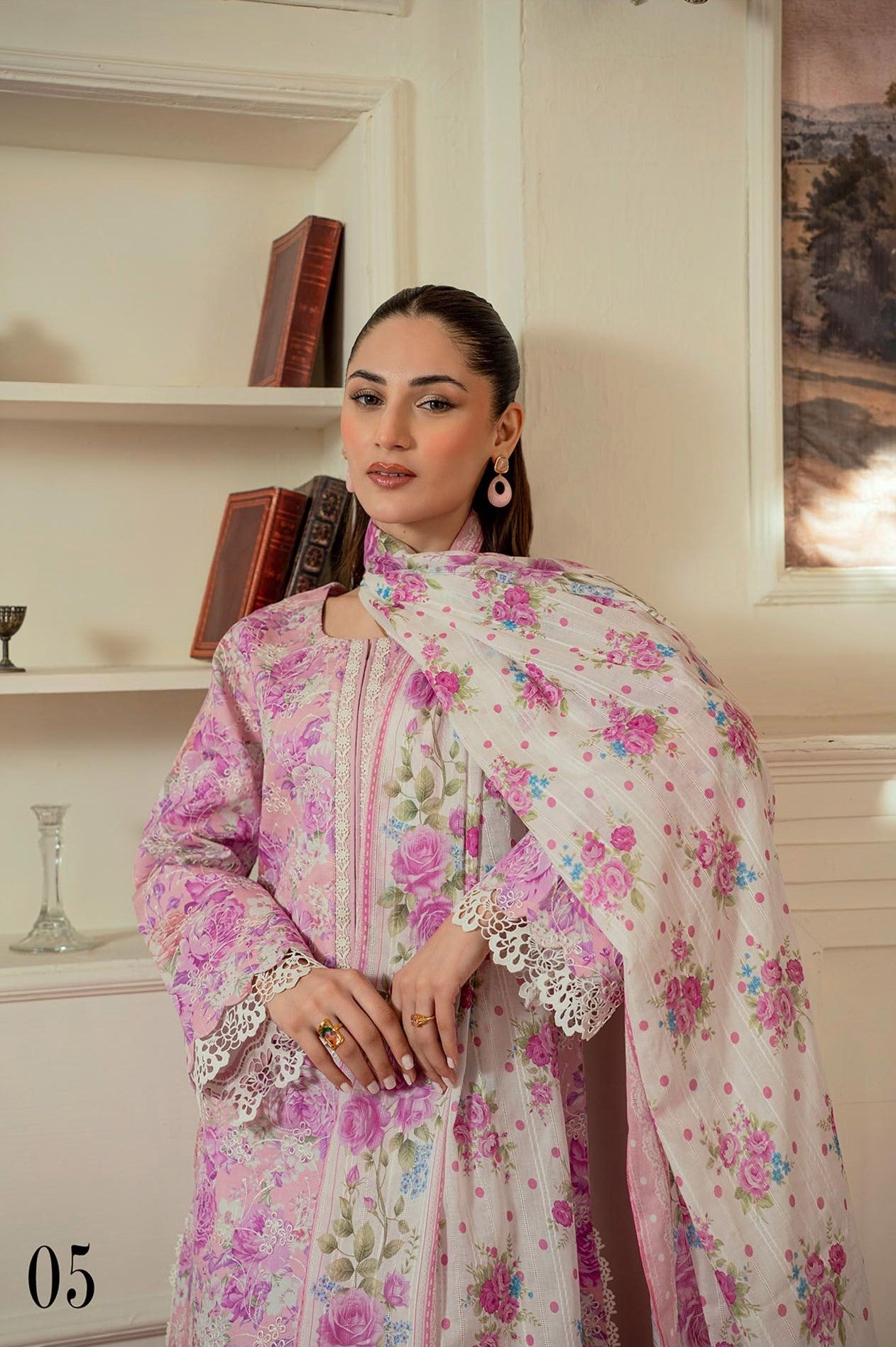 Raha Premium Printkari by Rajbari Vol 02 - Design 02 - Unstitched 3 Piece