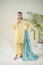 3-piece printed │Noor-e-Subah KHAS Lawn Suit