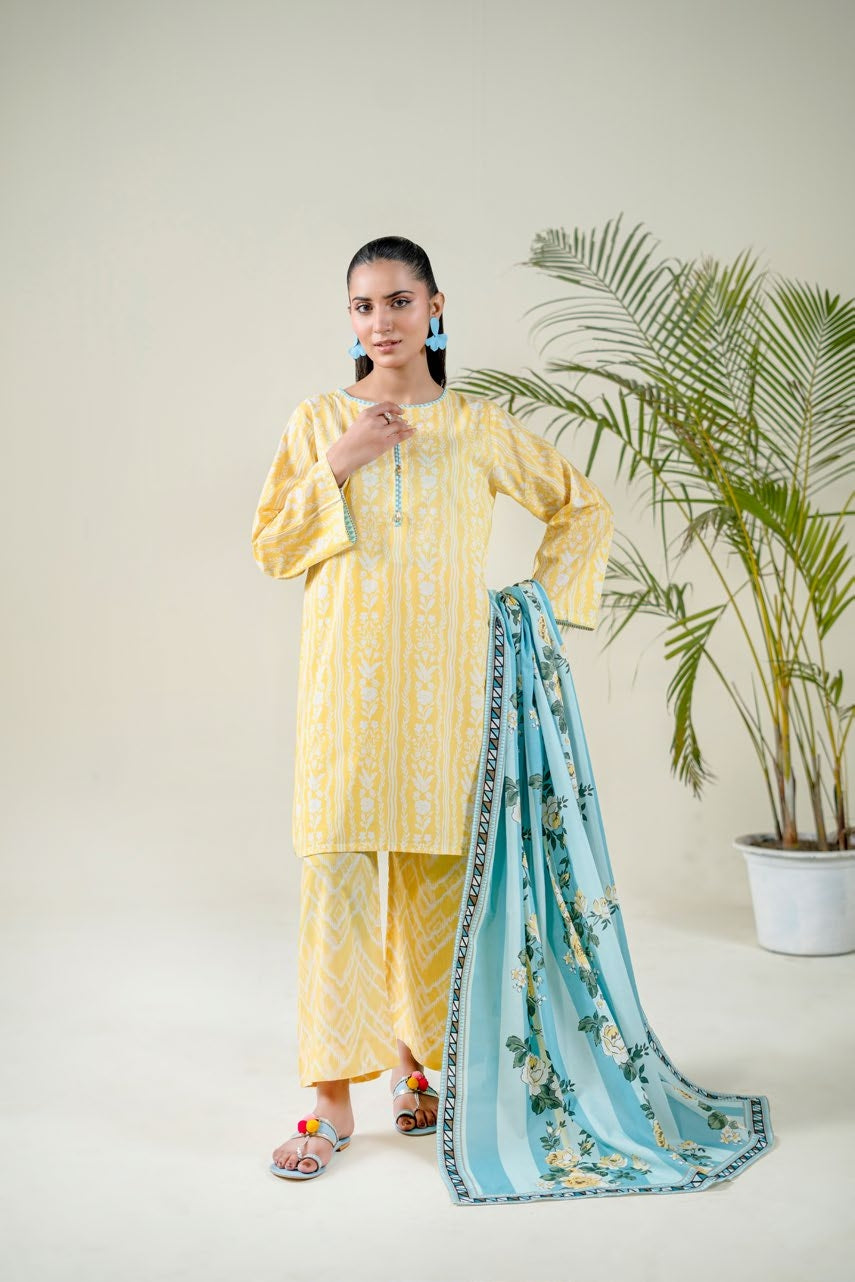 3-piece printed │Noor-e-Subah KHAS Lawn Suit