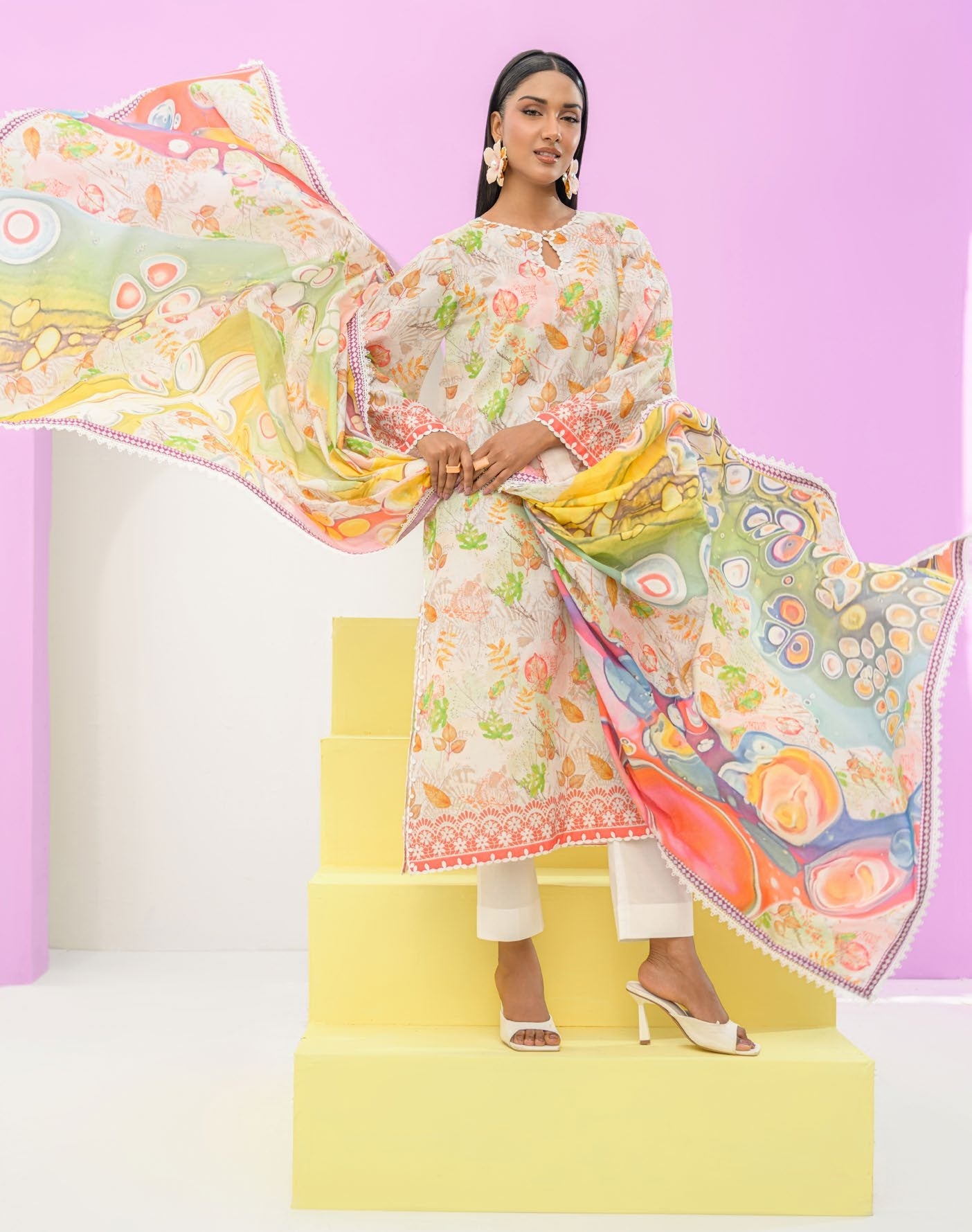 GulAhmed Bloom Instinct Printed Lawn Suit