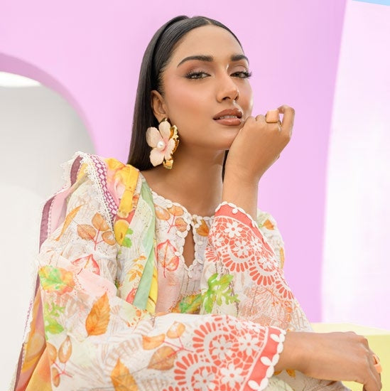 GulAhmed Bloom Instinct Printed Lawn Suit