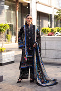 NAQSH Cocktail Summer '26 Smoked Shadow Unstitched 3 Piece Suit image 1