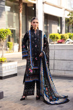 NAQSH Cocktail Summer '26 Smoked Shadow Unstitched 3 Piece Suit image 1