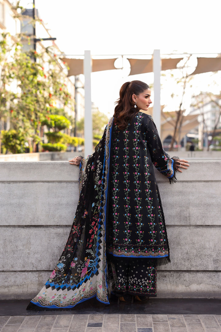 NAQSH Cocktail Summer '26 Smoked Shadow Unstitched 3 Piece Suit image 8