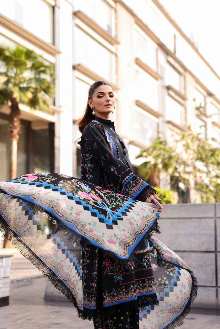 NAQSH Cocktail Summer '26 Smoked Shadow Unstitched 3 Piece Suit image 4