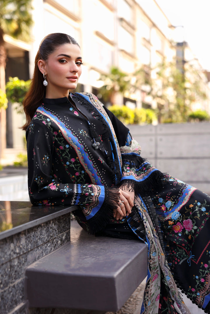 NAQSH Cocktail Summer '26 Smoked Shadow Unstitched 3 Piece Suit image 7