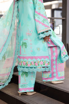 NAQSH Cocktail Summer '26 Aqua Veil Unstitched 3 Piece Suit image 5