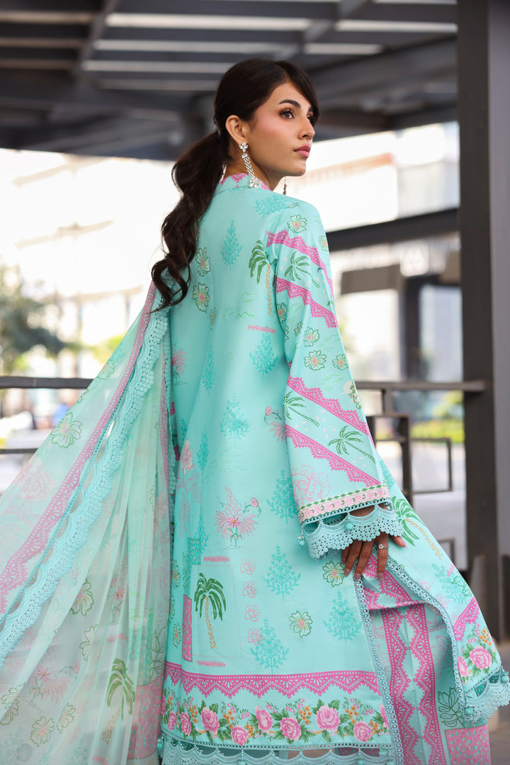 NAQSH Cocktail Summer '26 Aqua Veil Unstitched 3 Piece Suit image 4