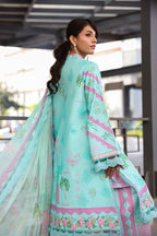 NAQSH Cocktail Summer '26 Aqua Veil Unstitched 3 Piece Suit image 4