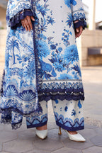 NAQSH Cocktail Summer '26 Coastal Calm Unstitched 3 Piece Suit image 3