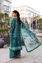 NAQSH Cocktail Summer '26 Teal Tranquil Unstitched 3 Piece Suit image 5
