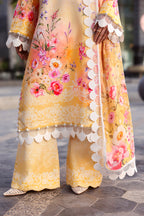NAQSH Cocktail Summer '26 Peach Petal Unstitched 3 Piece Suit image 2