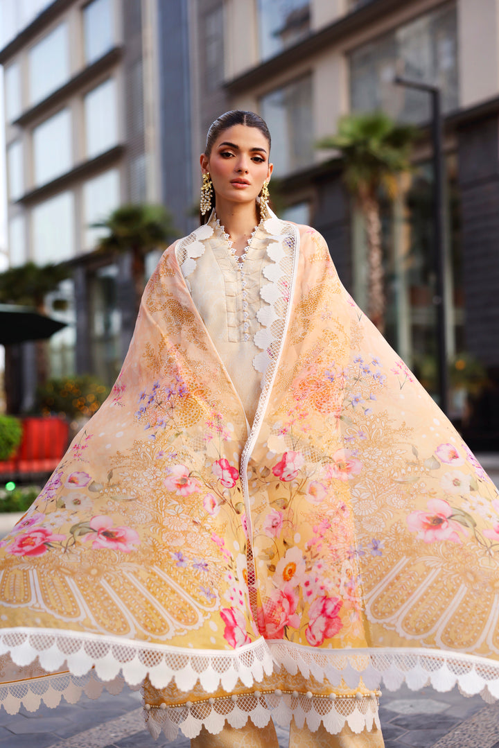 NAQSH Cocktail Summer '26 Peach Petal Unstitched 3 Piece Suit image 4
