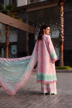NAQSH Cocktail Summer '26 Blush Bloom Unstitched 3 Piece Suit
