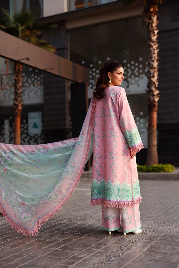 NAQSH Cocktail Summer '26 Blush Bloom Unstitched 3 Piece Suit