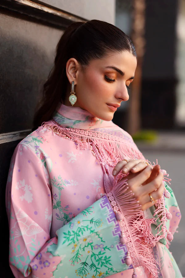 NAQSH Cocktail Summer '26 Blush Bloom Unstitched 3 Piece Suit